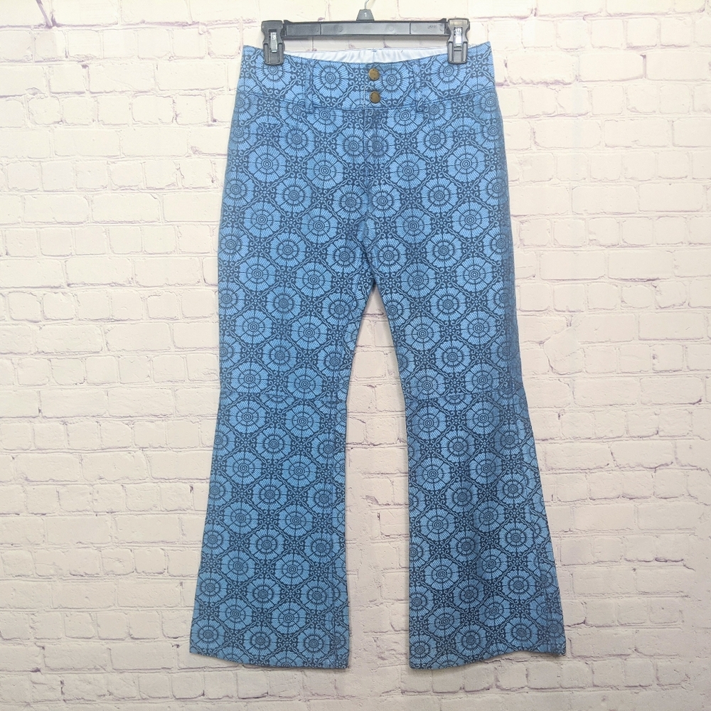 Alice + Olivia Printed Vintage Flare Pants